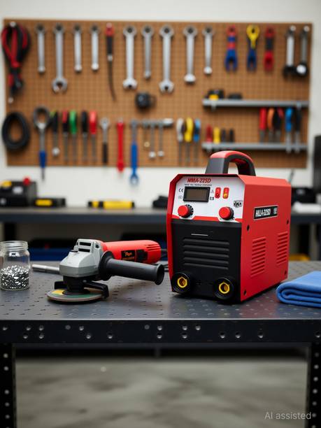 Hillgrove WMHG1214M2 225Amp Welding Machine With 100MM Wheel Diameter Angle Grinder Inverter Welding Machine