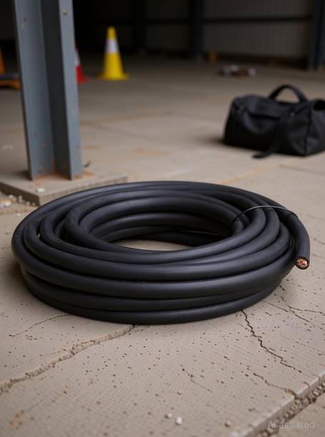 SHIV ALASKA Heavy Duty Welding Cable – Durable Welding 10 METER_32_FEET Transformer Welding Machine