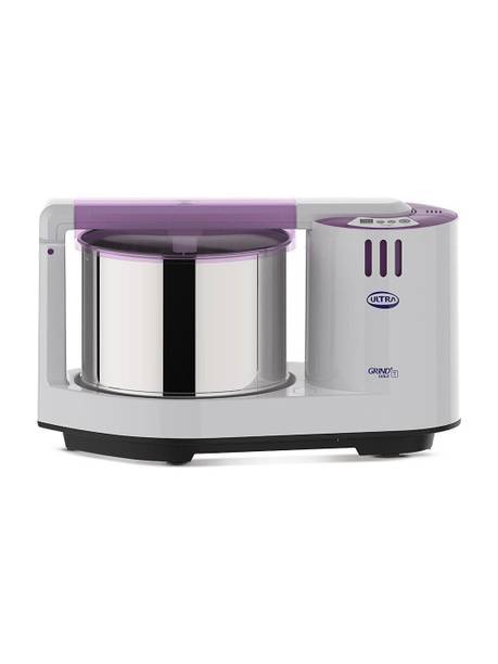 ULTRA FG1C000010 Wet Grinder Ultra Grind+ Gold (T) 2 Litre Table Top Wet Grinder - White | Digital Timer - Fast Grinding Conical Stones, 150W Motor & 5 Years Warranty | AISI 304 Food-Grade SS Multi Utility Cylindrical Drum