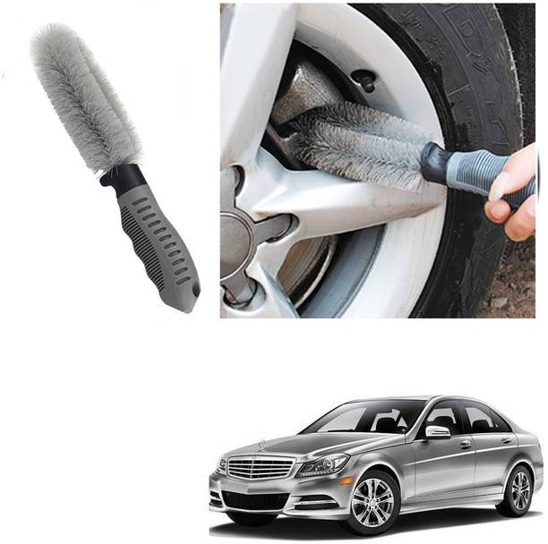 Qiisx CAR ALLOY WHEEL CLEANER BRUSH TYRE RIM FOR MERC Des-Benz-C250 100 g Wheel Tire Cleaner