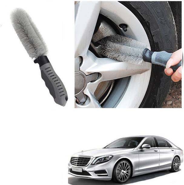 Qiisx CAR ALLOY WHEEL CLEANER BRUSH TYRE RIM FOR MERC Des-Benz-Benz S300 100 g Wheel Tire Cleaner