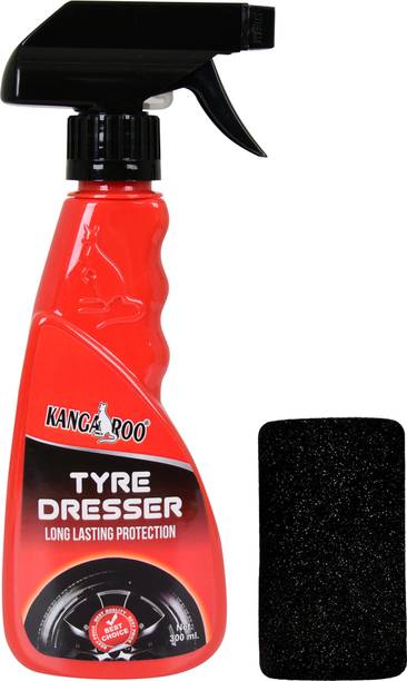 KANGAROO Premium Car and Bike Tyre Dresser (Polish, Shiner) 300 ml Wheel Tire Cleaner