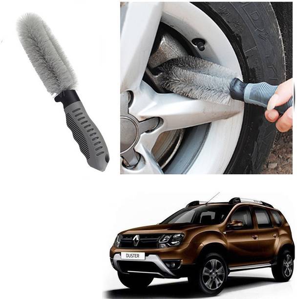 Qiisx CAR ALLOY WHEEL CLEANER BRUSH TYRE RIM FOR Renault Duster 100 g Wheel Tire Cleaner