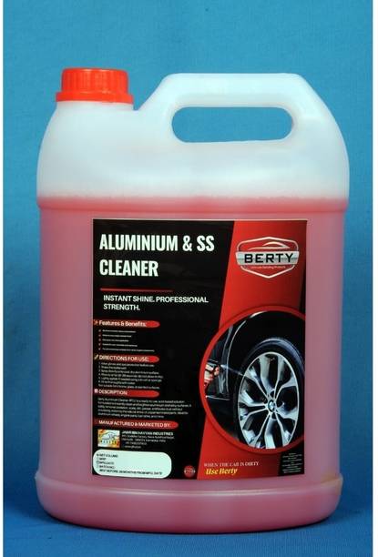 BERTY Aluminium And SS Cleaner For Car And Bike Instant Cleaner Polish 5 L Wheel Tire Cleaner