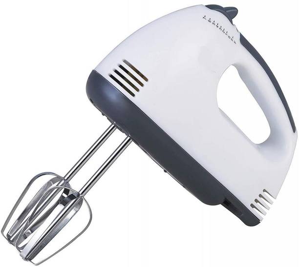 Enzyme Electric Hand Mixer Blender – 7-Speed Stainless Steel Beater & Whisk Plastic Spiral Whisk