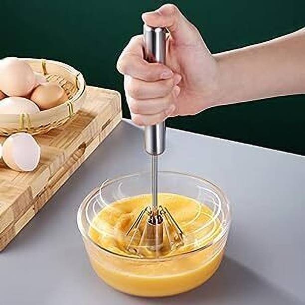 AKsells Hand Blender Mixer Froth Whisker Latte Maker for Milk Coffee Stainless Steel Balloon Whisk