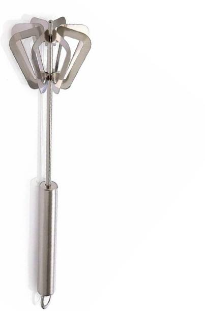 ApnaBazaar Stainless Steel Manual Hand Blender Stainless Steel Spiral Whisk