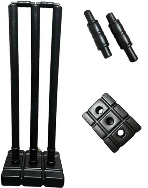 HL Sports PVC Hard plastic Cricket wickets set / 3 Stum...