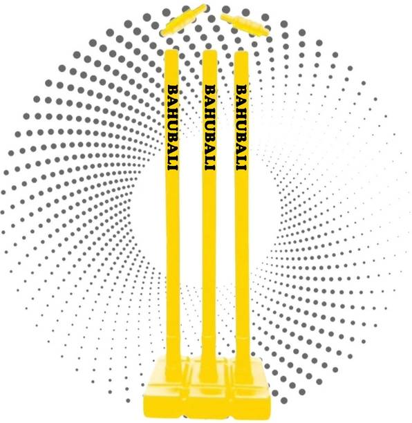 fizo Bahubali PVC/Plastic Hard Fiber Cricket Stumps Set...