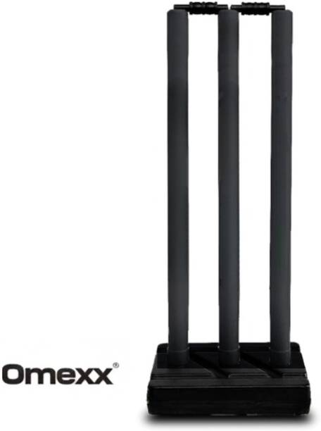 omexx Premium Plastic Cricket Wicket Set Plastic Stum...