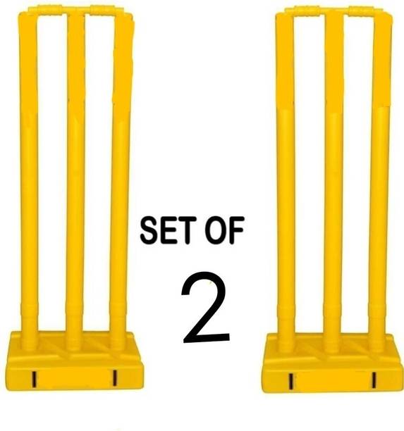 rahul FULL SIZE HEAVY CRICKET STUMPS INCLUDES 6 STUMPS ...