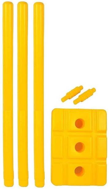 ASURM SPORTS Heavy Plastic Cricket Stumps Set - 3 Stump...