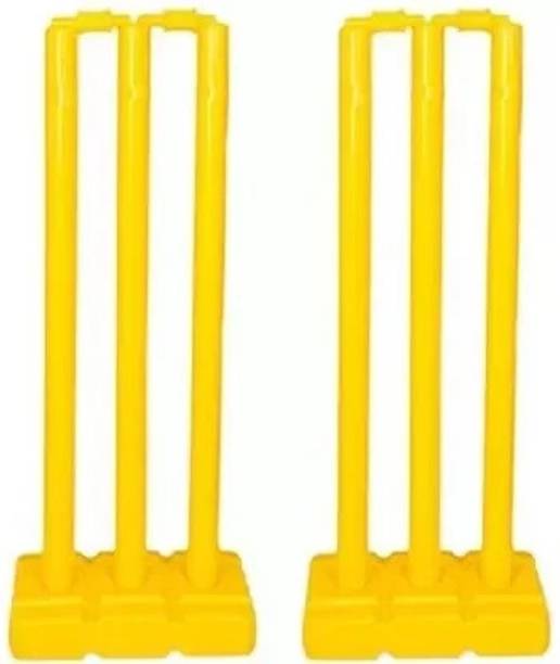 MINESFIT Heavy Plastic Cricket Stumps Set - 6 Stumps + ...