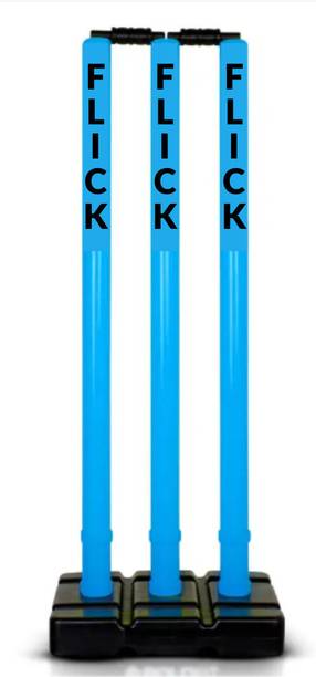 Flick Heavy Plastic Cricket Stumps Set
