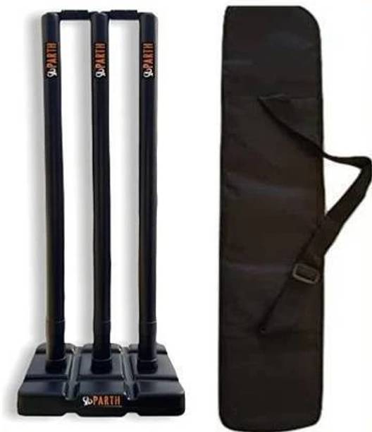 fizo PVC Wickets For Cricket Set of 3 Stumps, 2 Bails, ...