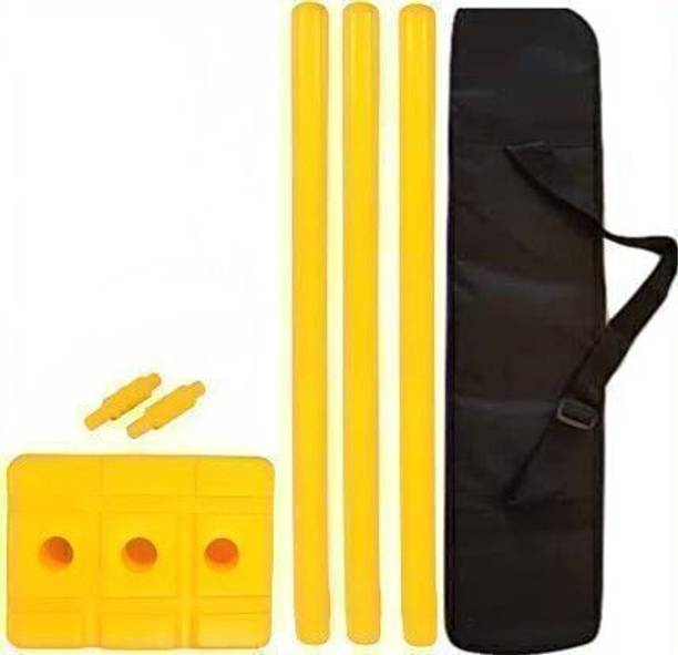 Rweiler Heavy Plastic 3 Wicket With 2 Bails & base