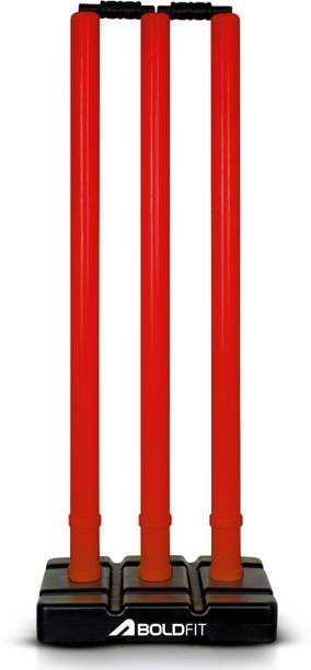 बोल्डफिट Wickets Cricket Stumps Plastic Stump Stand Wicket Stump Cricket Stump Full Size