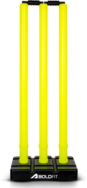बोल्डफिट Wickets Cricket Stumps Plastic Stump Stand Wicket Stump Cricket Stump Full Size