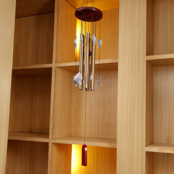 ARCHIES Golden Leaves Wind Chime Aluminium Windchime