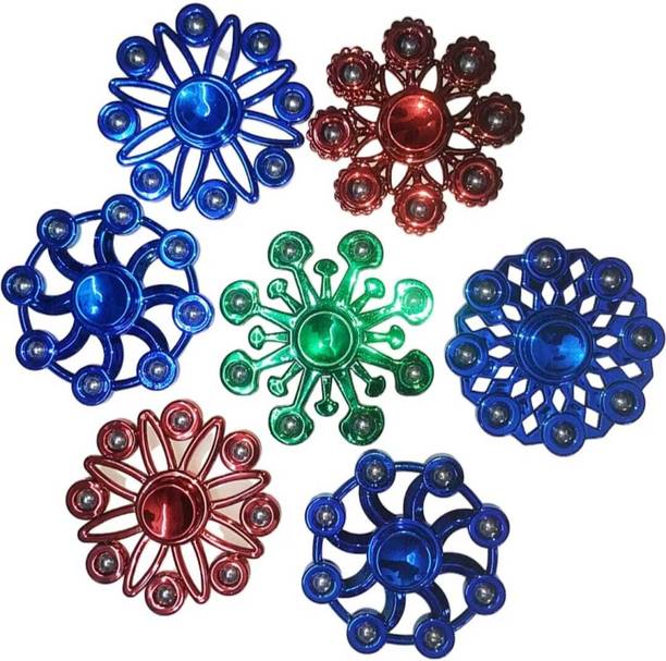 little toys Mettalic 8 Ball Big Size Fidget Bearing Spinner (1- Pcs)