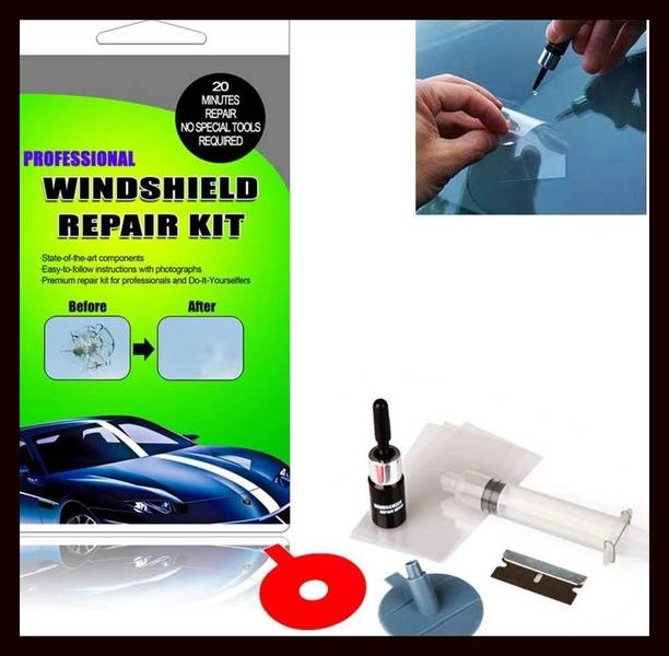 ElitePro elite_ Repair Kit Cracked Glass Repair Kit to Fix Auto Glass Crack Windshield Repair Kit