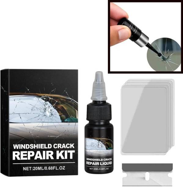 NOXUVO Car Windshield Crack Repair Kit for Glass Chip Fix windshield crack repair kit 1 Windshield Repair Kit