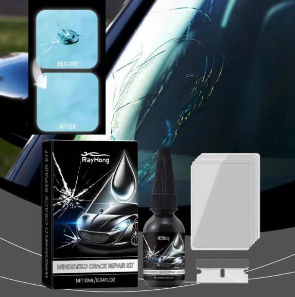 ecare Automotive Car Windshield Glass Repair - Auto Glass Repair Kit for Chips Windshield Repair Kit