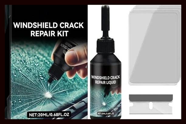 ElitePro elite_Windshield Repair Kit for Chips and Cracks Upgraded Glass, Quick and Easy Windshield Repair Kit