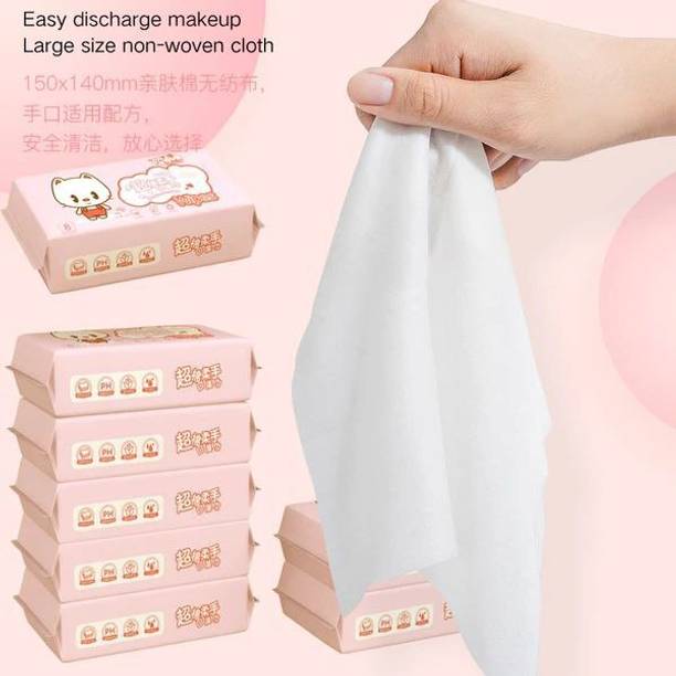 COZYZORO 1 Pack (8pcs x 8pack) Mini Wet Wipes, Pocket Tissue Papers, Paper Napkin Wipe Warmer