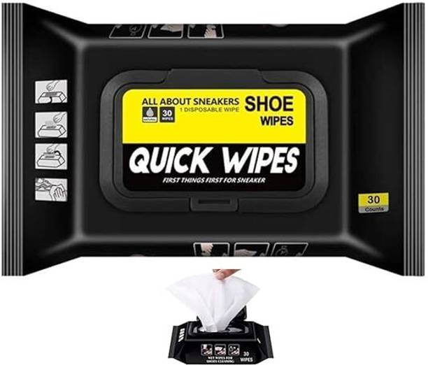 PGADHIYA Shoe Cleaner Wipes 80 Pcs Best Quickly Remove Dirt & Stains Wipe Warmer