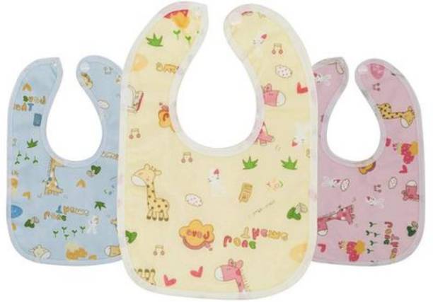FUSION FLY 3 Pcs Combo Fashionable Cotton Bibs For Baby Wipe Warmer