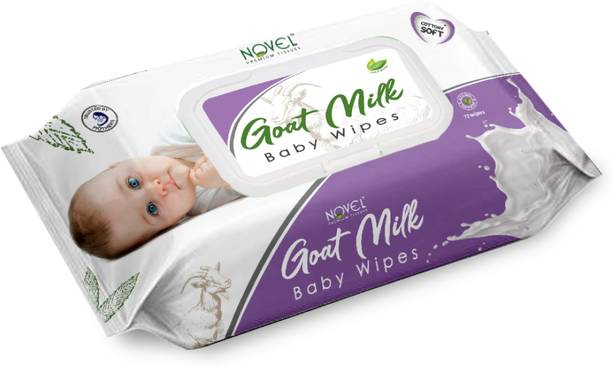 NOVEL Goat Milk Baby Wipes 72's Sheet
