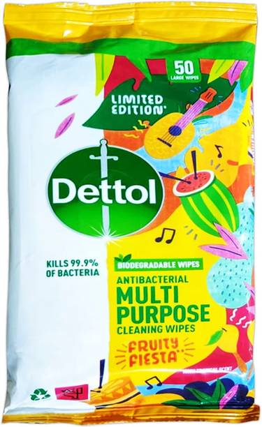 Dettol Multi-Purpose Cleaning Wipes - Fruity Fiesta - 50 Wipes