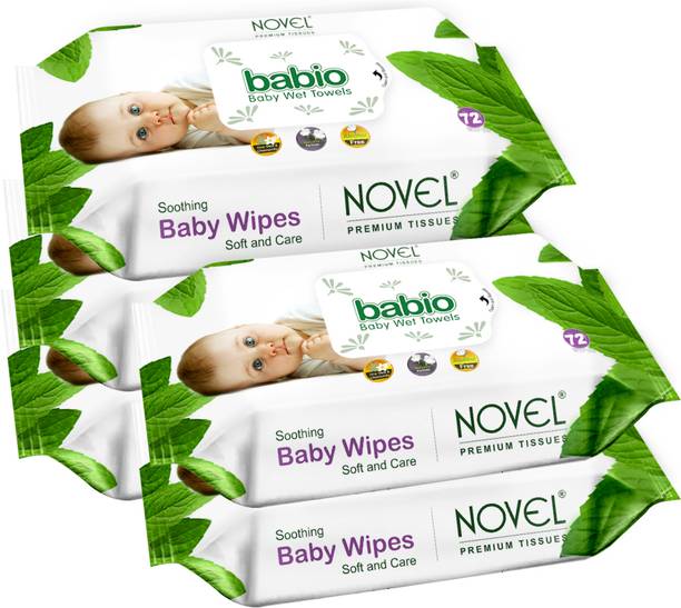 NOVEL Baby Wipes 72 Sheets/Pack