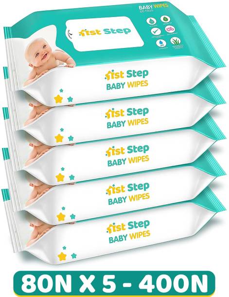 1st Step Baby Wet Enriched With Aloe-Vera And Jojoba Oil (Pack Of 5)