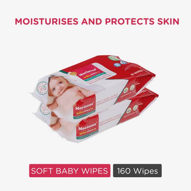 Morisons Baby Dreams Baby Wipes 80's Combo - Pack of 2