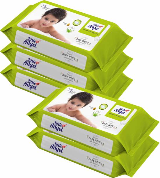 Little Angel Super Soft Baby Wipes with Aloe Vera Extract,