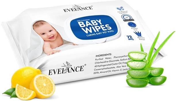 EVELANCE Baby Wipes With Lid Pack Of 1