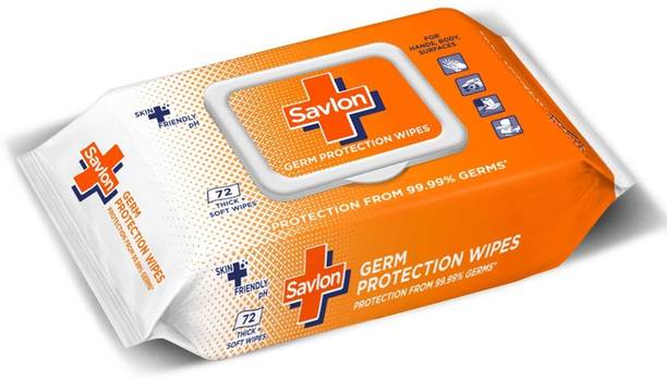 Savlon Germ Protection Multipurpose Thick & Soft Wet Wipes, Protection from 99.9% Germs