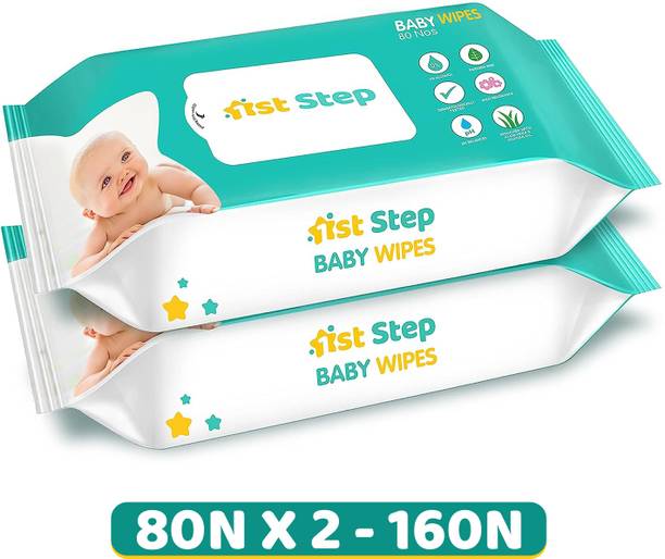 1st Step Baby Wet Wipes Enriched With Aloe-Vera And Jojoba Oil (Pack Of 2)