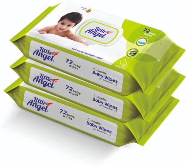 Little Angel Super Soft Baby with Aloe Vera Extract, Lid pack