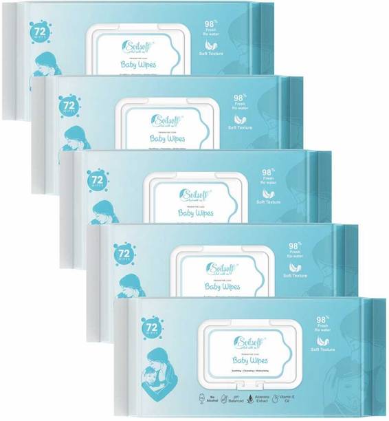 Soil Soft Baby Wet Wipes With 98% Fresh Mineral Water