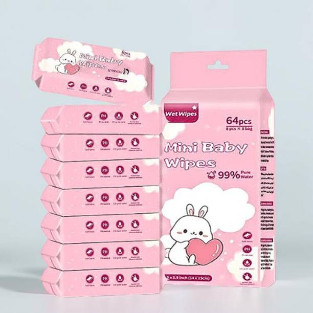 Ashmakam Travel Wet Wipes for Baby Mini Water Wipes