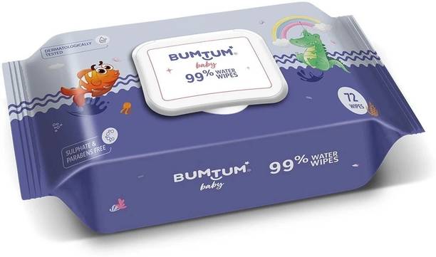 BUMTUM Baby 99% Water Wet Wipes (Pack of 1)