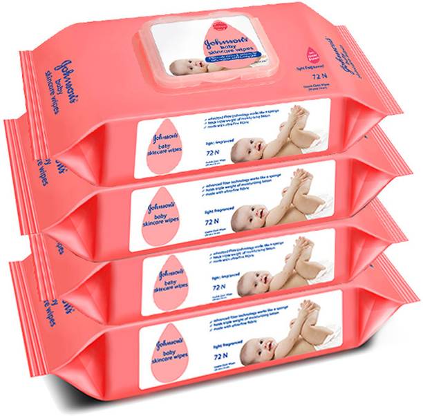 JOHNSON'S Wet Wipes | No Alcohol & Soap | 3x Moisturizing Lotion | Prevents Rash & Redness