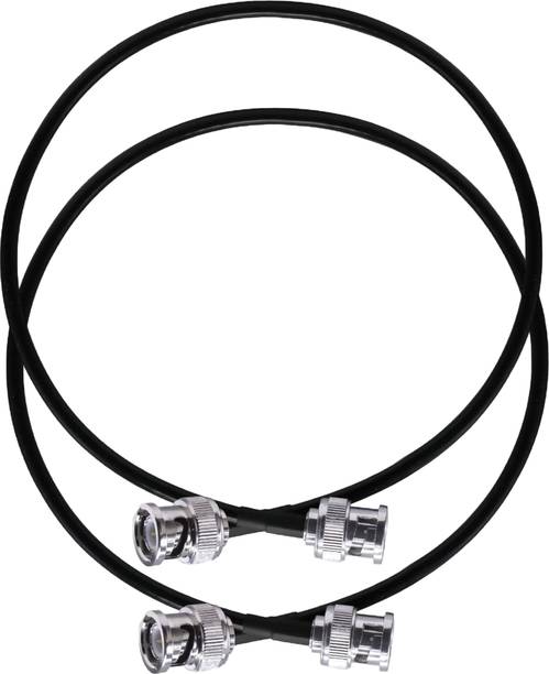ABONIX BNC Jumper Cable 1.5 FT (18 inch), 50 Ohm BNC Male to BNC Male Cable RG58 (LMR200) Cable for Antenna Scanners, HD-SDI BNC Extension Cable Wire Connector