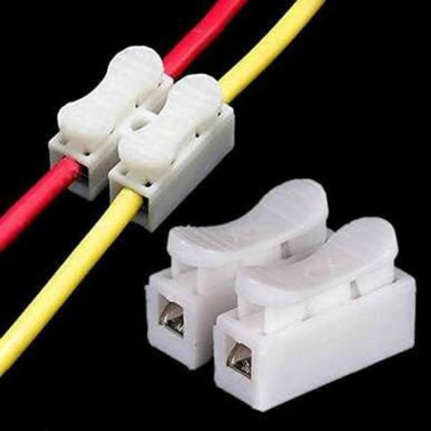 Onneybrothers 70 Pcs Push Wire Joint Connector, No Soldering, No Welding No Screw Terminal, 5 amp Quick Cable Wire Connector, Lock Electric Wire Connector Wire Connector