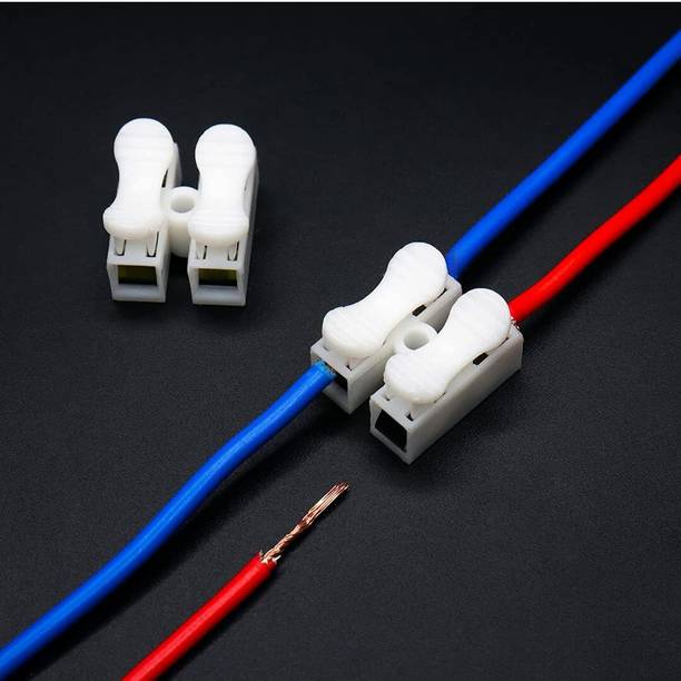 Onneybrothers 2 way push wire connector pack of 30 Quick Cable Wire Connector, Lock Electric Wire Connector Wire Connector