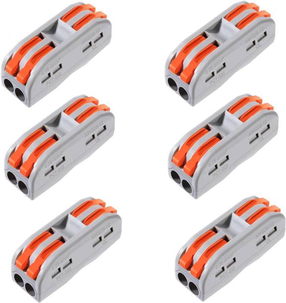 Roboway Quick Connector Terminal, 2 Conductor Compact Splicing Wire Connectors PCT-222 Lever Wire Connector