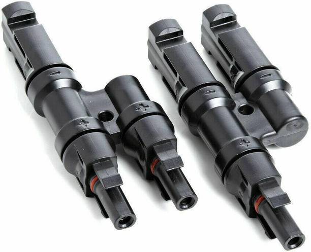 RMX MC4 Branch Connector Solar 2 in 1 with Solar MC4 Connector (1+1 Pair) Solid Wire Connector